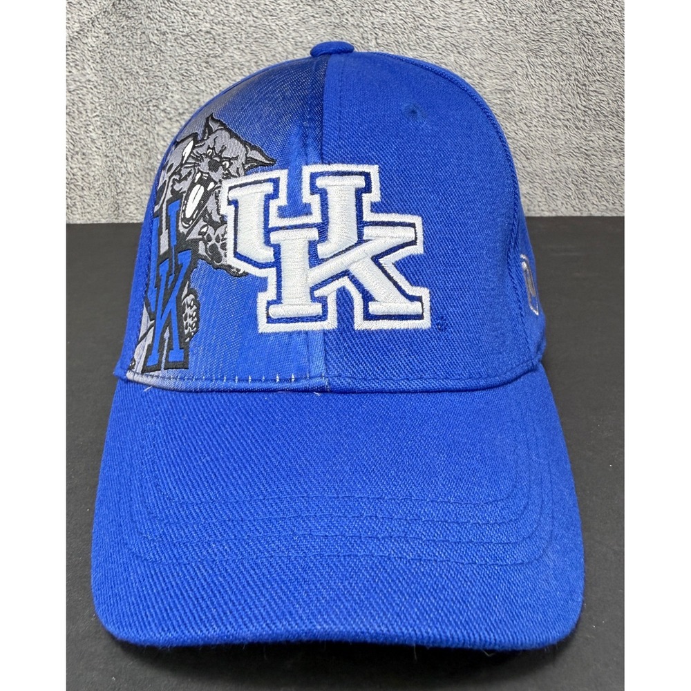 Top of the World Kentucky Wildcats Hat Mens M Blue The Rookie One Fit Cap